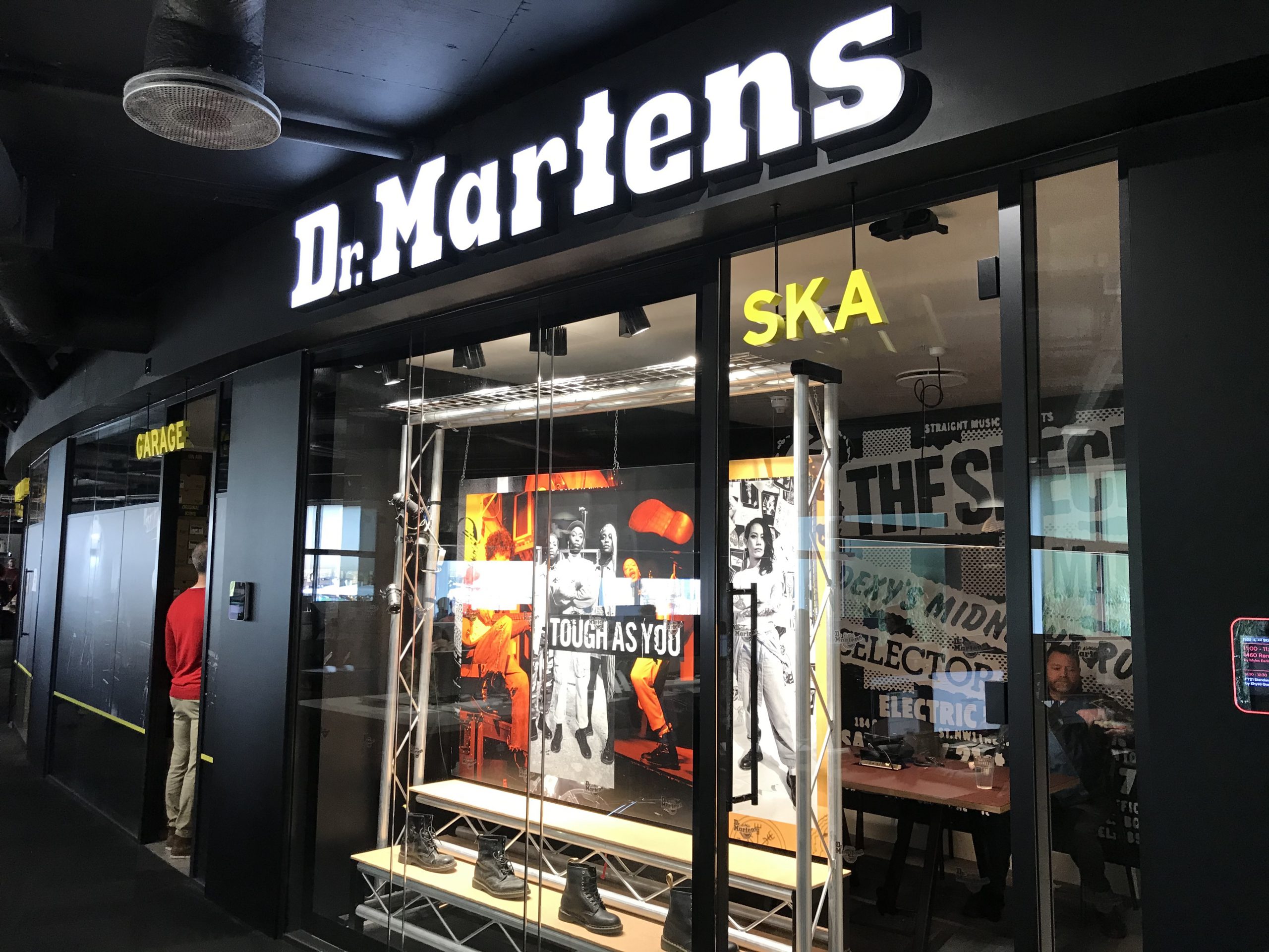 A creative space for Dr Martens that has soul and rock and indie and grunge and electro and ska. The Team