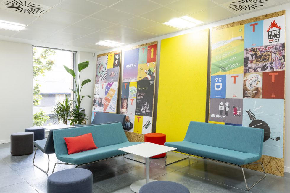 The Team brand and communications agency. Office redesign workplace design 4