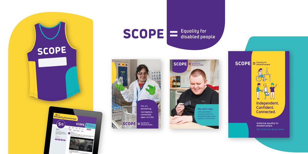 The Team creative branding agency. Scope rebrand accessible design