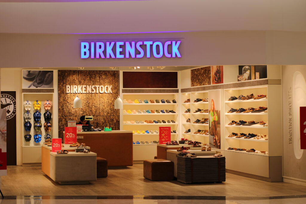 Picture of Birkenstock shopfront.