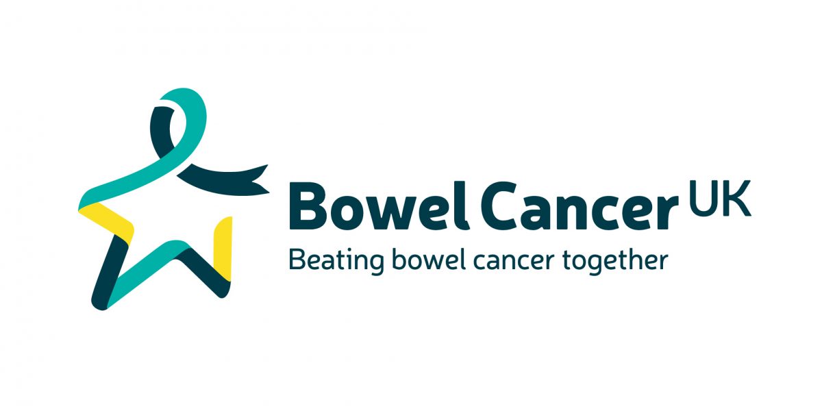 The Team creative brand and communications agency. Bowel Cancer UK brand identity rebrand - Logo