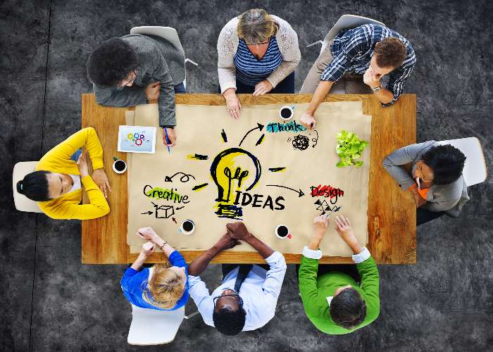image showing creative business strategy