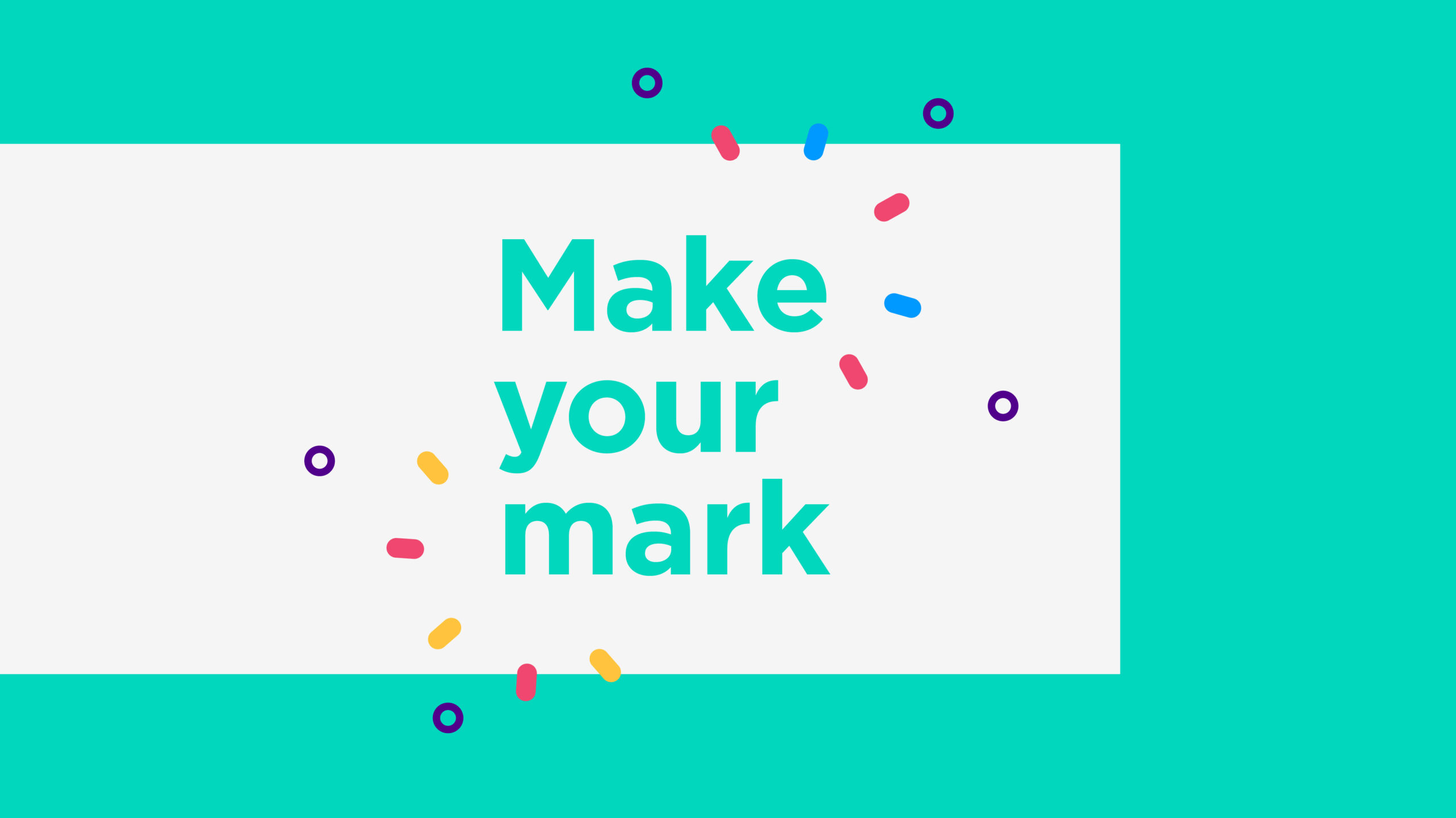 'Make your Mark' employer brand for Colt, by The Team.