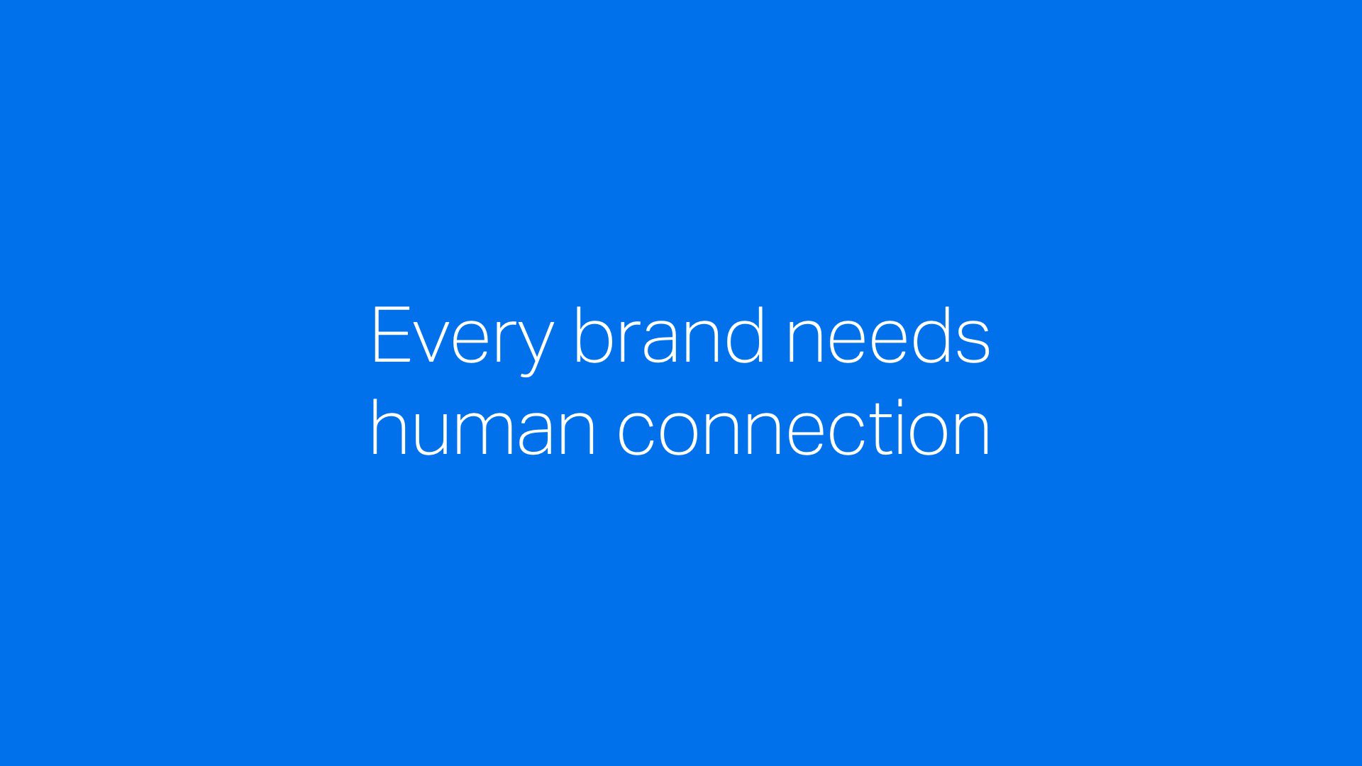 ​Brand experience and leveraging human connection cover